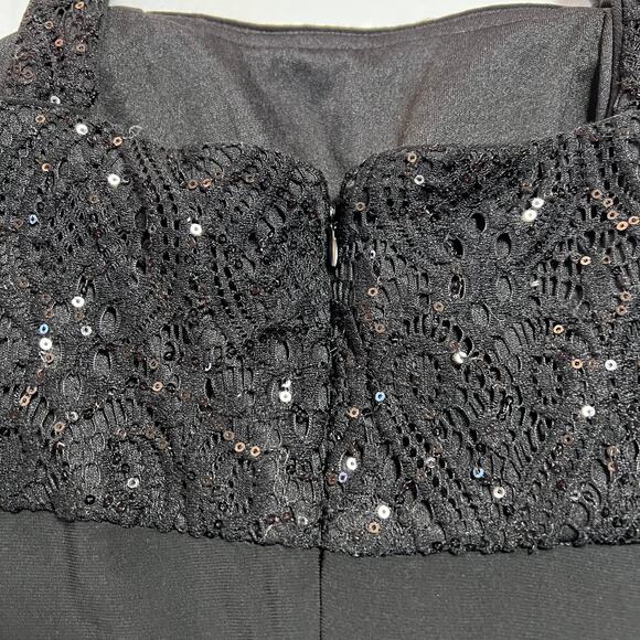R&M Richards Sleeveless Sequin Bodice Maxi Formal Dress Size 6 Party HoCo Prom - Picture 7 of 8